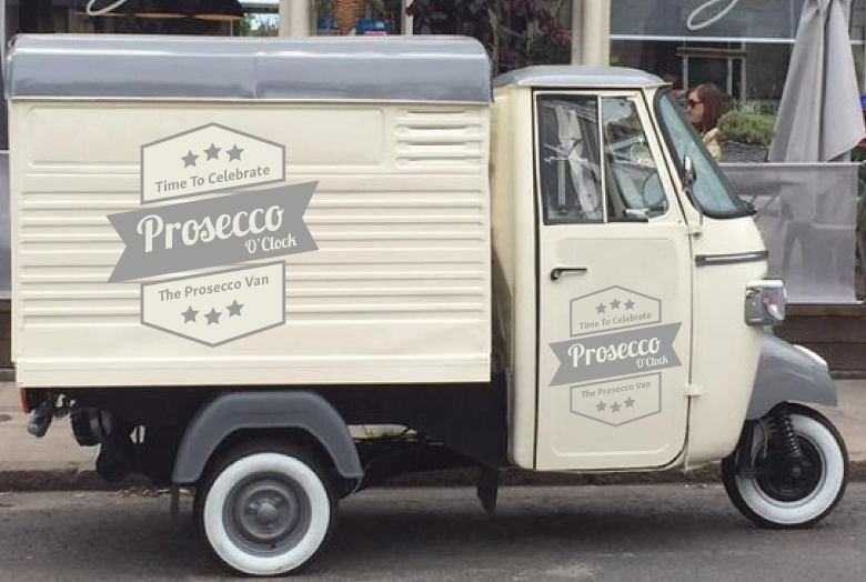 Logo design Northampton and Norwich for Prosecco O'Clock